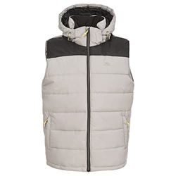 Trespass – Giacca Osmunda Gilet-Khaki, L, Uomo, MAJKGIJ10001_COGXS, Cool Grey, XS
