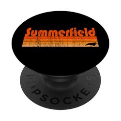 Summerfield, Carolina del Norte, estilo retro de los años 80 PopSockets PopGrip Adhesivo