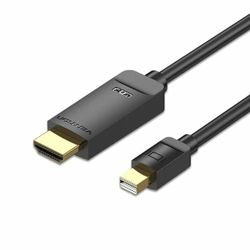 VENTION HAHBG - Adattatore Mini DisplayPort a HDMI, 1,5 m, colore: Nero