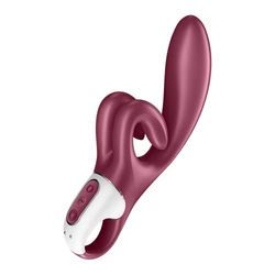 Satisfyer Touch Me, 22 cm, 3 moteurs, stimulateur clitoridien flexible et ergonomique, couleur:bordeaux