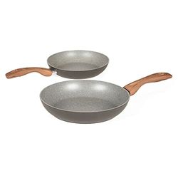 Tognana V779132GRST Great Stone Lot de 2 poêles en aluminium forgé 24 + 28 cm