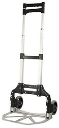 Pavo - 75 kg pliable pour chariot de transport/diable – Argent/Noir