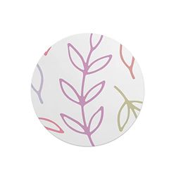 Questo Casa, Round Digital Printed Mouse Pad, Non-Slip Base, for Office and Home, Diameter:22cm