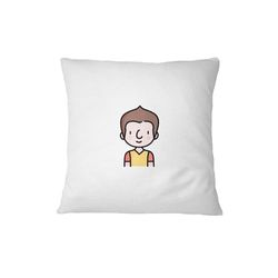 Bona Basics Funda de Almohada Decorativa, poliéster, Blanco 1, 45 x 45 cm