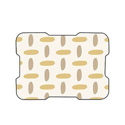 Bonamaison, Musmatta med digitalt tryck, halkfri baksida, för kontor och hem, storlek: 22 x 18 cm
