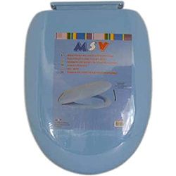 MSV 140051 Abattant WC avec Soft Close Plastique/Bleu 30 x 20 x 15 cm