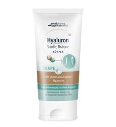 Acido ialuronico delicato shape da 150 ml, cura del corpo 2 in 1 per contorni più tonici e bella abbronzatura con un solo prodotto, anche per cellulite, agisce in modo mirato contro ammaccature e pelle flaccida