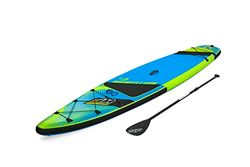 Bestway | Hydro-Force Aqua Excursion Tech Opblaasbare Stand Up Paddleboard Set | Opblaasbare SUP met handpomp, rugzak, riem, vin, peddel