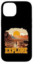 Explore Trail Running Desert Landscape Case for iPhone 14