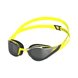 Speedo Fastskin Pure Focus Mirror Occhialini per Unisex Adulto, Hyper Yellow/Smoke/Silver Mirror, One Size