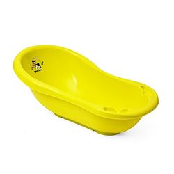 keeeper Funny Farm ergonomiczna wanienka dla niemowląt, od 0 do 12 miesięcy, 100 cm, Wiktoria, zielona