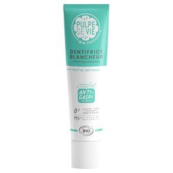 Pulpe de Vie - Pasta do zębów z certyfikatem BIO Minter Is Coming 75ml - Przeciw zmarnowaniu się! Cytryna - Smak miętowy - 99,5% naturalnych składników aktywnych - chroni zęby i dziąsła