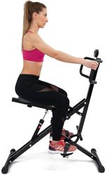 TechFit All Crunch krachttrainer, dubbele fiets, full-body trainer, opvouwbaar, voor het ontspannen van benen, rug, armen, billen en buik