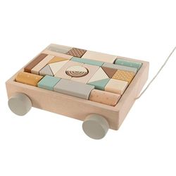 Home ESPRIT Jeu en Bois Jaune Marron Naturel Menthe