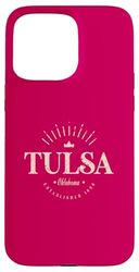 Tulsa Oklahoma Modern - Tulsa OK Case for iPhone 15 Pro Max