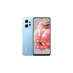 Xiaomi Redmi Note 12 4G - Smartphone da 4 + 64 GB, schermo AMOLED FHD + 120 Hz da 6,67', Qualcomm Snapdragon 685, tripla fotocamera da 50 MP, ricarica turbo da 33 W, blu [Versione globale]