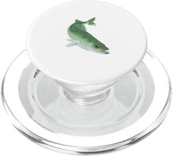 Pescado de agua dulce Walleye PopSockets PopGrip para MagSafe
