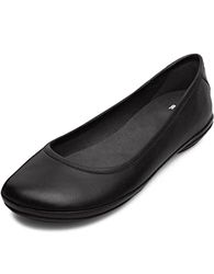 Camper Dames Rechts Nina Closed Toe Ballet Flats, Zwart, 40 EU