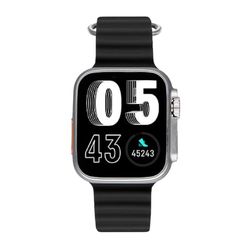 Radiant - Jersey - Reloj Inteligente, Smartwatch con Pulsometro, Tensiometro, Monitor de Sueño y Pulsera Actividad Digital. para Hombre y Mujer. Compatible con Android iOS (Silicona Negra)