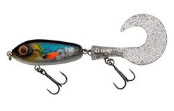 Abu Garcia Svartzonker MCMIO Gädda & Myskbock Fiskebete, Flytande Jerkbait För Sötvattensrovdjur, För Gädda, Musky, Gös Och Abborre, Realistisk 3D-Design, Blue Sunrise 18 Cm