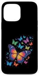 Butterfly Butterflies Colorful Beautiful Butterfly Case for iPhone 13 Pro Max