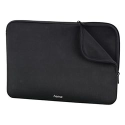 Hama Maletín para Tablet y Ordenador portátil de hasta 15,6" (Bolsa para Ordenador portátil, Tableta, MacBook, Superficie hasta 15,6", Funda para Ordenador portátil, Mango), Color Negro