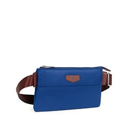 Hexagona POP-Hexagona Paris-Marsupio-da Donna-Azzurro-in Nylon-1 cinturino regolabile in vita-Marsupio-Marsupio-Marsupio da donna Donna, Azur, L:22,5 x h:12,5 x P:2 cm-176949-7200-TU