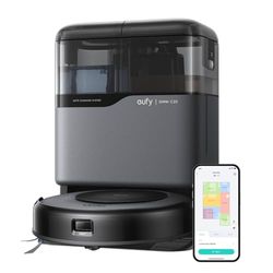 eufy Robot Aspirador Omni C20 con Estación Todo en Uno, Vaciado Automático, Lavado y Secado de Mopa para Limpieza Manos Libres, Succión de 7.000 Pa