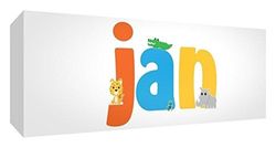 Little Helper jan1542 – Stampa su tela 15de personalizzabile con giovani Nomi, Jan, Piccolo