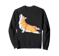 Corgi Yoga Divertente Donne Namaste Meditazione Spirituale Chakra Felpa
