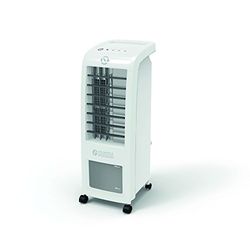 Olimpia Splendid Torenventilator met afstandsbediening, timer en grote uitneembare tank van 6 liter, Péler 6E