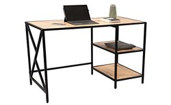 M2 Kollektion Brisbane Escritorio de Madera de Roble Artificial, 120 x 74 x 60 cm