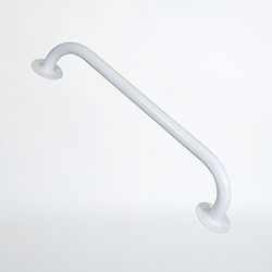 Nrs Healthcare Barre d'Appui en Acier Blanche 455 mm