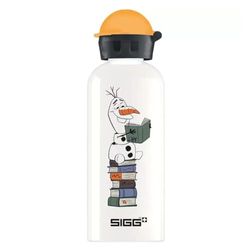 Sigg Barn Disney Pixar dricksflaska (0,4 L), BPA-fri barnvattenflaska med spillfritt lock, lätt barnflaska tillverkad av aluminium
