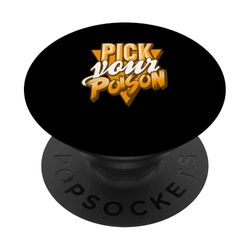 Orange Choices Choices Gráfico Naranja PopSockets PopGrip Adhesivo