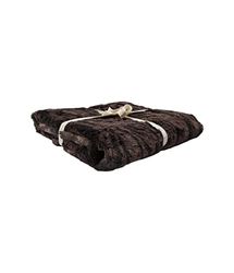 Puppia Luxe Throw Blanket, Truffle Brown, Medium (26-50 lbs)