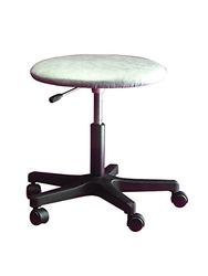 Pneumatische kruk, in hoogte verstelbaar, draaibare wielen, beweeglijkheid, rolstoel voor artsenkantoor, massagetafels, diameter 46 cm (in aanmerking voor btw-vrijstelling in het Verenigd Koninkrijk)