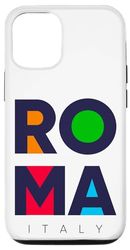 Custodia per iPhone 13 I Love Rome Italy, Cool Roma Italia Fashion Graphic Designs