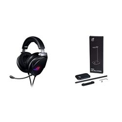 ASUS ROG Theta 7.1 - Auriculares de Gaming USB-C ROG Metal Stand - Soporte metálico para Auriculares ROG Gaming con pies de Goma y 27,5 cm de Altura, Negro