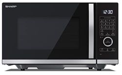 Sharp YC-QC254AE-B Microonde con griglia 900 W 25 L 10 livelli di potenza, funzione Eco, funzione scongelamento Nero