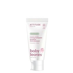 ATTITUDE Dentifrice d’Apprentissage Bébé & Enfant, sans fluor, naturel, végan, certifié EWG, Fraise, 75 g