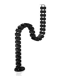 ICY BOX IB-MSA104-CM Cable holder Piso Negro 1 pieza(s) - Organizadores de cables (Cable holder, Piso, Negro, 1 pieza(s))