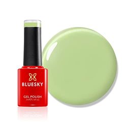 BLUESKY Vernis à ongles gel Benefit Of The Doubt, SS2303, vert pâle, longue durée, résistant aux éclats, 5 ml, nécessite un séchage sous lampe UV LED