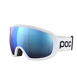 POC Fovea Clarity Comp + - Optimale skibril voor de wedstrijd, Hydrogen White/Spectris Blue