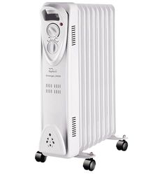 SYTECH SY-RA900A Olieradiator, 2000 W, Energio 2000, 9 elementen, wit