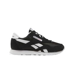 Reebok CL nylon sneaker, svart/svart/vit, 32 EU, Svart svart vit, 32 EU