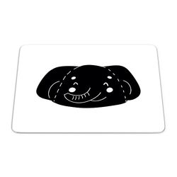 Bonamaison, Tapis de Souris Rectangle Imprimé Numériquement, Fond Antidérapant, pour Bureau et Maison, Taille: 22x18cm