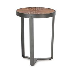MESA AUXILIAR 40X40X56 MADERA/METAL NEGRO