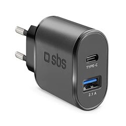 Travel Charger 1 USB 2.1 A + Type C outp