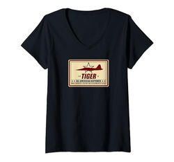 Mujer F-5 Tiger II Camiseta Cuello V